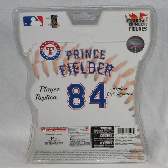 Imports Dragon Figures 4 - 2016 MLB Prince Fielder Texas Rangers - Picture 2 of 2